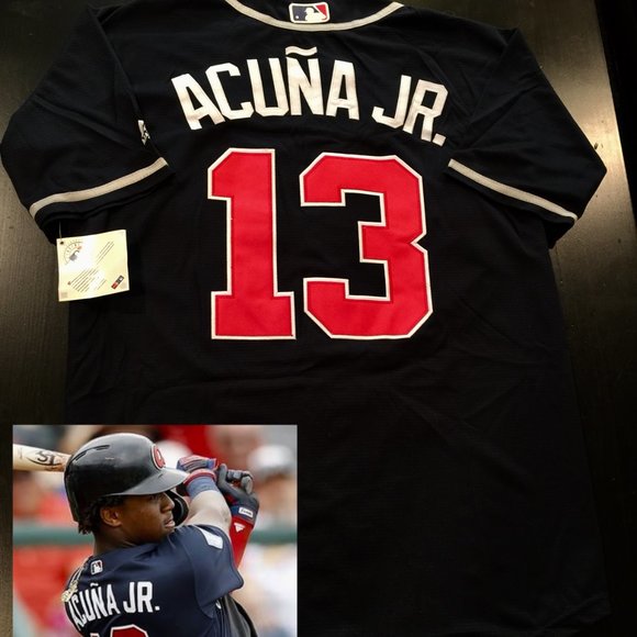 ronald acuna jersey red